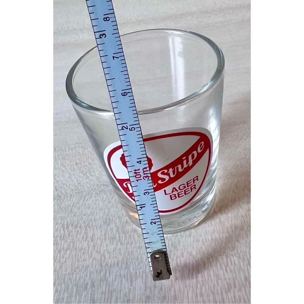 Red Stripe Lager Beer Jamaica. Shot Glass